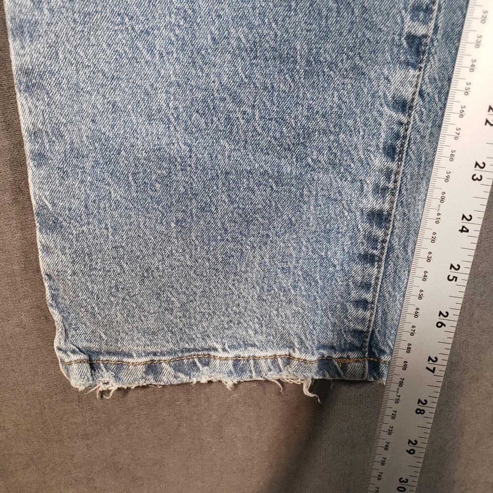 Kensie Jeans The Aubrey Womens 4/27 Blue High Rise Relaxed Straight Leg - Picture 6 of 9